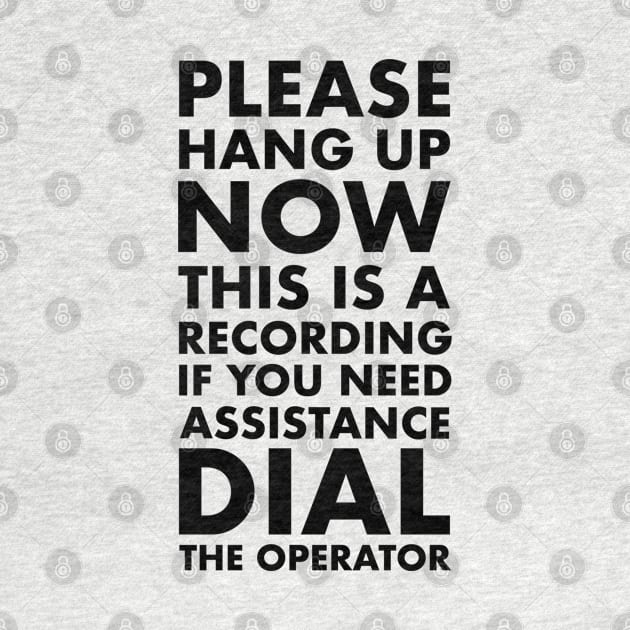 Please Hang Up by theofficialdb